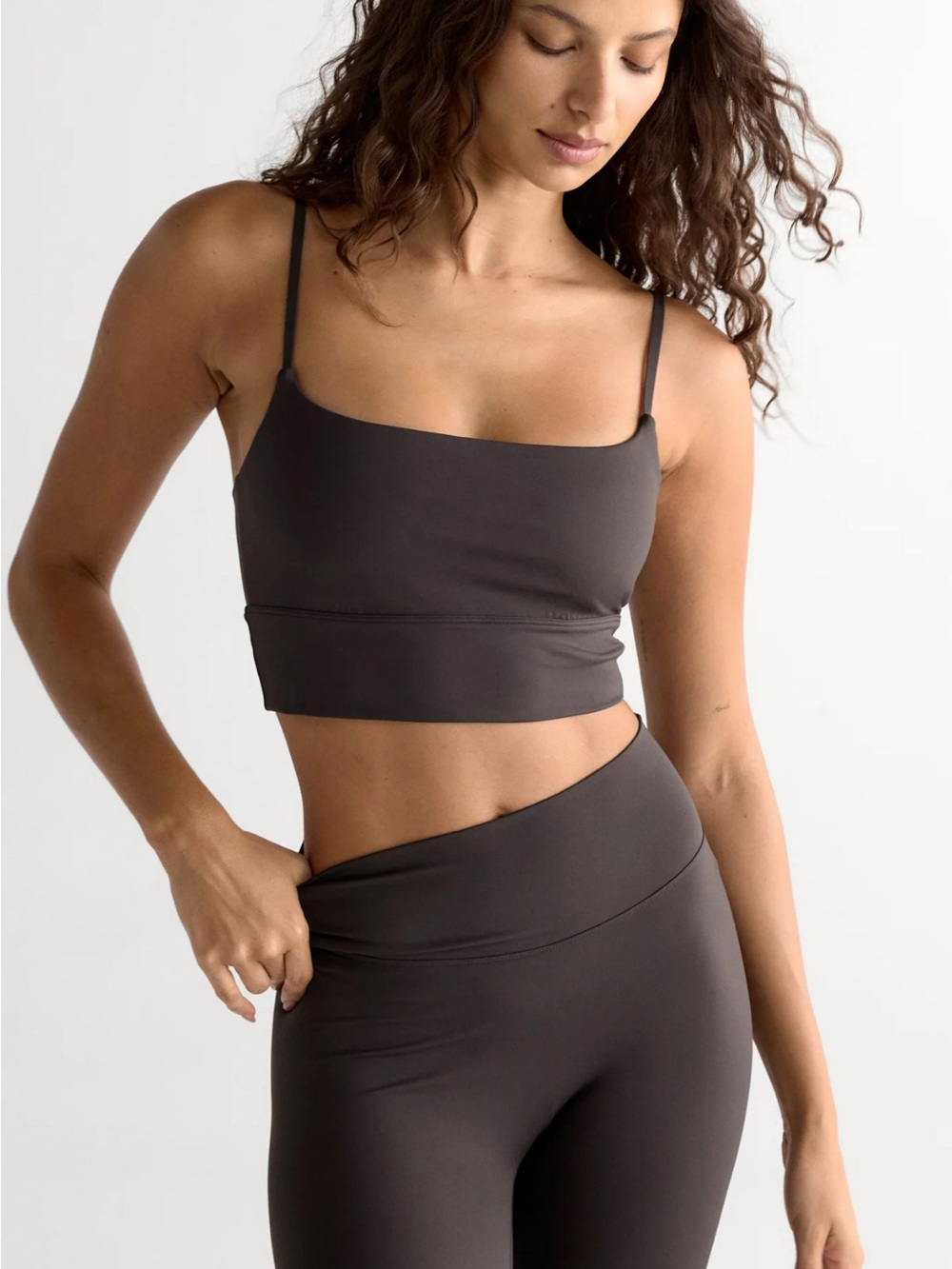 Adanola ultimate tank bra, coffee bean brown